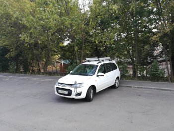 2 499 р. Багажная корзина Металл Дизайн Toyota Ist XP110 (2007-2016) (серебристая)  с доставкой в г. Набережные‑Челны. Увеличить фотографию 6