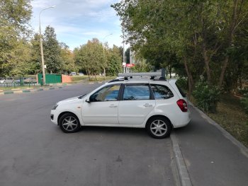 2 499 р. Багажная корзина Металл Дизайн Renault Koleos 1 Phase 3 (2013-2016) (серебристая)  с доставкой в г. Набережные‑Челны. Увеличить фотографию 5