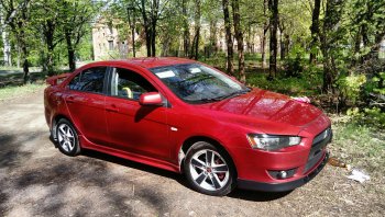 579 р. Реснички на фары Style Mitsubishi Lancer 10 седан дорестайлинг (2007-2010) (Неокрашенные)  с доставкой в г. Набережные‑Челны. Увеличить фотографию 7