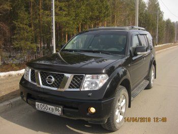 3 599 р. Молдинги дверей RA (узкие, комплект) Nissan Pathfinder R51 дорестайлинг (2004-2007) (Поверхность глянец (под окраску), Неокрашенные)  с доставкой в г. Набережные‑Челны. Увеличить фотографию 9