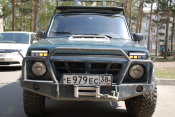 3 299 р. Дневные ходовые огни с поворотниками Тюн-Авто Classic Лада нива 4х4 2121 Бронто 3 дв. 1-ый рестайлинг (2017-2019) (Поворотник в НИЖНЕЙ секции, светится равномерно)  с доставкой в г. Набережные‑Челны. Увеличить фотографию 11