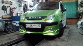 3 999 р. Накладка переднего бампера Sport-Line Daewoo Matiz M100 дорестайлинг (1998-2000)  с доставкой в г. Набережные‑Челны. Увеличить фотографию 2