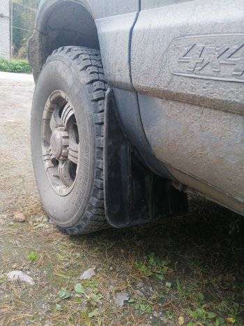 899 р. Передние широкие брызговики Лидер  Chevrolet Niva  2123 (2002-2008), Лада 2123 (Нива Шевроле) (2002-2008)  с доставкой в г. Набережные‑Челны. Увеличить фотографию 12