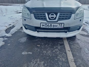 5 799 р. Накладка переднего бампера Городская Легенда Nissan Qashqai 1 дорестайлинг (2007-2010) (Неокрашенная)  с доставкой в г. Набережные‑Челны. Увеличить фотографию 5