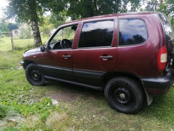 1 189 р. Пороги накладки Autodemic Chevrolet Niva 2123 дорестайлинг (2002-2008) (Текстурная поверхность)  с доставкой в г. Набережные‑Челны. Увеличить фотографию 7