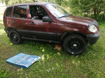 1 189 р. Пороги накладки Autodemic Chevrolet Niva 2123 дорестайлинг (2002-2008) (Текстурная поверхность)  с доставкой в г. Набережные‑Челны. Увеличить фотографию 6