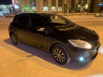 1 969 р. Дефлектор капота CA-Plastiс Toyota Auris E150 хэтчбэк 5 дв. рестайлинг (2010-2012) (Classic черный, Без надписи)  с доставкой в г. Набережные‑Челны. Увеличить фотографию 4