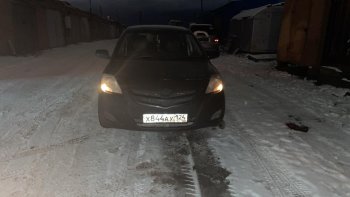 7 699 р. Передний бампер SAT  Toyota Belta/Yaris  XP90 (2005-2012) седан (Неокрашенный)  с доставкой в г. Набережные‑Челны. Увеличить фотографию 2