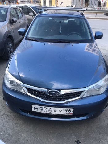 8 299 р. Передний бампер SAT Subaru Impreza GE седан (2007-2012) (Неокрашенный)  с доставкой в г. Набережные‑Челны. Увеличить фотографию 2