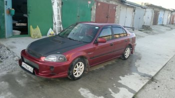 7 299 р. Передний бампер VeilSide Honda Civic EJ,EK,EM седан дорестайлинг (1995-1998) (кузов: седан)  с доставкой в г. Набережные‑Челны. Увеличить фотографию 9