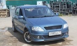 2 199 р. Решётка радиатора Power DM 2 Renault Logan 1 рестайлинг (2010-2016) (Без сетки, Неокрашенная)  с доставкой в г. Набережные‑Челны. Увеличить фотографию 3