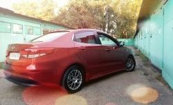 3 299 р. Козырёк на заднее лобовое стекло Sport v2 Hyundai Solaris RBr седан дорестайлинг (2010-2014) (Неокрашенный)  с доставкой в г. Набережные‑Челны. Увеличить фотографию 4