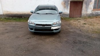 929 р. Подиум гос. номера EVO №1 Mitsubishi Lancer 10 седан дорестайлинг (2007-2010) (Гладкий пластик)  с доставкой в г. Набережные‑Челны. Увеличить фотографию 6