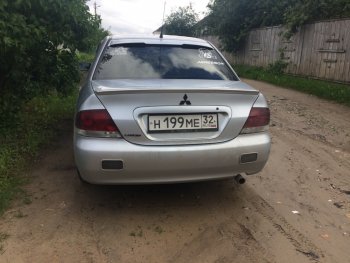 3 899 р. Лип спойлер Evo Mitsubishi Lancer 9 2-ой рестайлинг седан (2005-2009) (Неокрашенный)  с доставкой в г. Набережные‑Челны. Увеличить фотографию 9