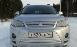 2 849 р. Накладка переднего бампера Sport Mitsubishi Outlander XL (CW)  дорестайлинг (2005-2009) (Неокрашенная)  с доставкой в г. Набережные‑Челны. Увеличить фотографию 9