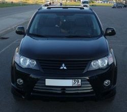 2 849 р. Накладка переднего бампера Sport Mitsubishi Outlander XL (CW)  дорестайлинг (2005-2009) (Неокрашенная)  с доставкой в г. Набережные‑Челны. Увеличить фотографию 13