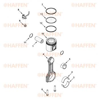 679 р. Форсунка охлаждения поршня ISF2.8 (5257526) HAFFEN ГАЗ Соболь 2217 Бизнес автобус 2-ой рестайлинг автобус (2010-2025)  с доставкой в г. Набережные‑Челны. Увеличить фотографию 4