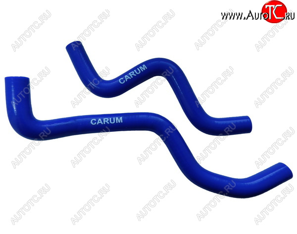 1 149 р. Патрубки радиатора печки (отв/подвод силикон) CARUM  ГАЗ ГАЗель  2705,Бизнес (2010-2025) 2-ой рестайлинг цельнометаллический фургон (комплект 2 шт.)  с доставкой в г. Набережные‑Челны