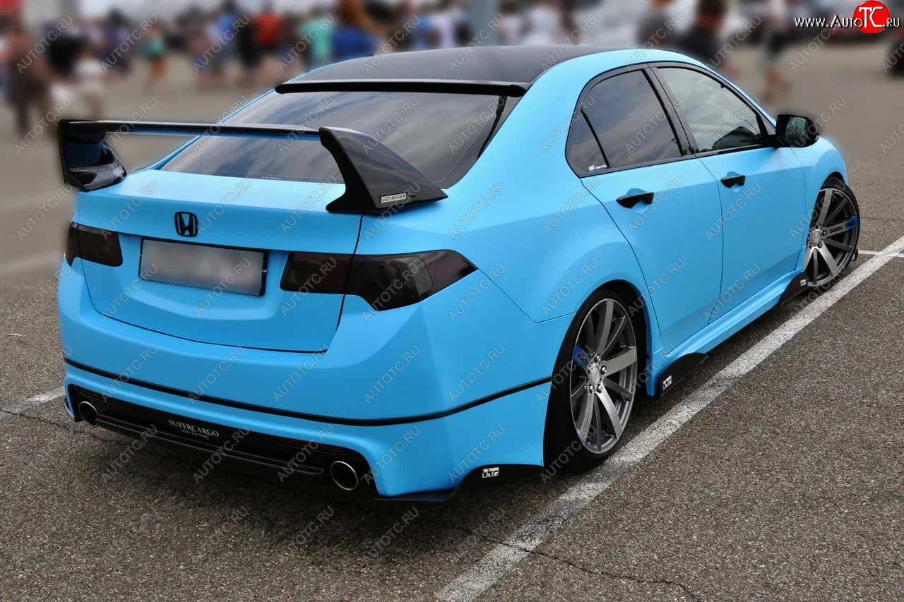 6 549 р. Спойлер Mugen  Honda Civic  FD (2005-2011) седан дорестайлинг, седан рестайлинг (Неокрашенные)  с доставкой в г. Набережные‑Челны