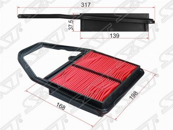 Фильтр воздушный двигателя SAT Honda Civic (ES,  EP,  EU,  FD,  FK,FN), Edix, FR-V, Stream (1 RN1,RN3,  1 RN2,RN4, RN1, RN3, RN5)