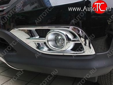 4 749 р. Подиумы противотуманных фар СТ Honda CR-V RM1,RM3,RM4 дорестайлинг (2012-2015)  с доставкой в г. Набережные‑Челны