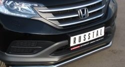 16 899 р. Одинарная защита переднего бампера диаметром 63 мм SLITKOFF Honda CR-V RM1,RM3,RM4 дорестайлинг (2012-2015)  с доставкой в г. Набережные‑Челны. Увеличить фотографию 2