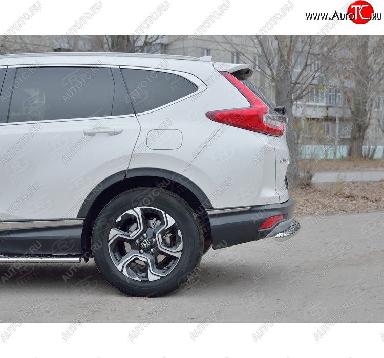 15 999 р. Защита заднего бампера (Ø63 мм, нержавейка) SLITKOFF  Honda CR-V  RW,RT (2016-2020) дорестайлинг  с доставкой в г. Набережные‑Челны