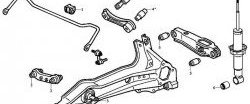 1 339 р. Полиуретановый сайлентблок верхнего поперечного рычага задней подвески Точка Опоры Honda CR-V RD1,RD2,RD3  дорестайлинг (1995-1998)  с доставкой в г. Набережные‑Челны. Увеличить фотографию 2