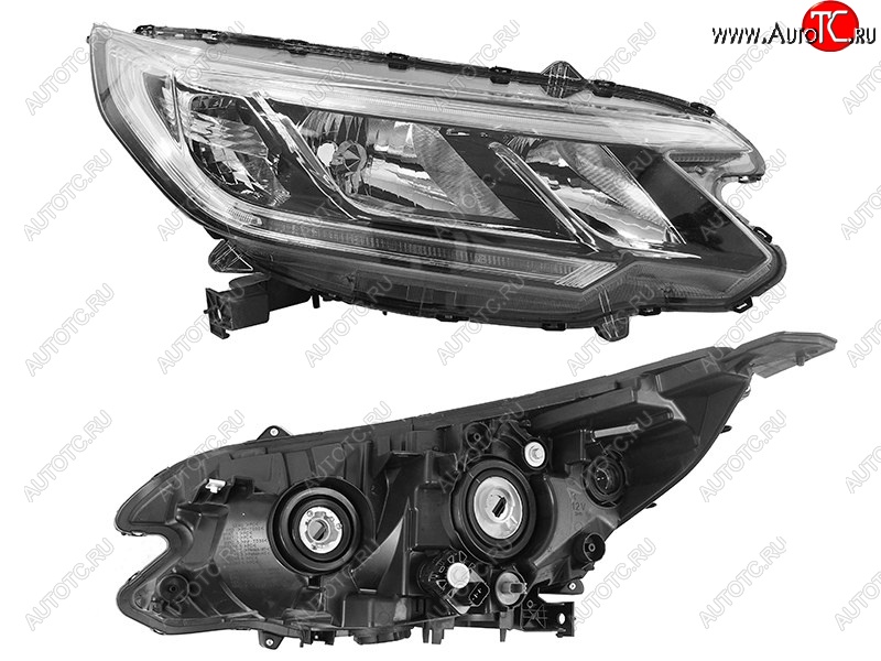 18 749 р. Правая фара SAT Honda CR-V RM1,RM3,RM4 рестайлинг (2014-2018)  с доставкой в г. Набережные‑Челны