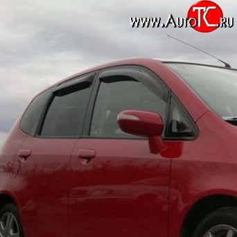 899 р. Дефлекторы окон (ветровики) Novline 4 шт Honda Fit 1 GD дорестайлинг (2001-2004)  с доставкой в г. Набережные‑Челны