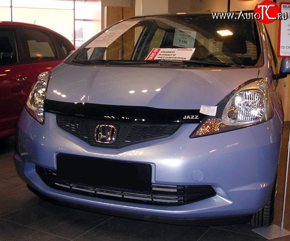 3 199 р. Дефлектор капота NovLine Honda Jazz (2008-2015)  с доставкой в г. Набережные‑Челны