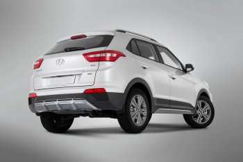 9 399 р. Накладка заднего бампера Xmug  Hyundai Creta  GS (2015-2021) дорестайлинг, рестайлинг (Неокрашенная)  с доставкой в г. Набережные‑Челны. Увеличить фотографию 4