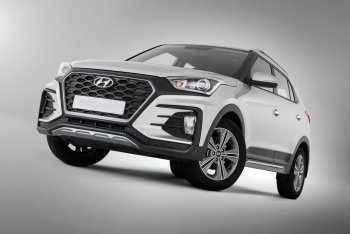 22 499 р. Передний бампер Xmug  Hyundai Creta  GS (2015-2021) дорестайлинг, рестайлинг (Неокрашенный)  с доставкой в г. Набережные‑Челны. Увеличить фотографию 3