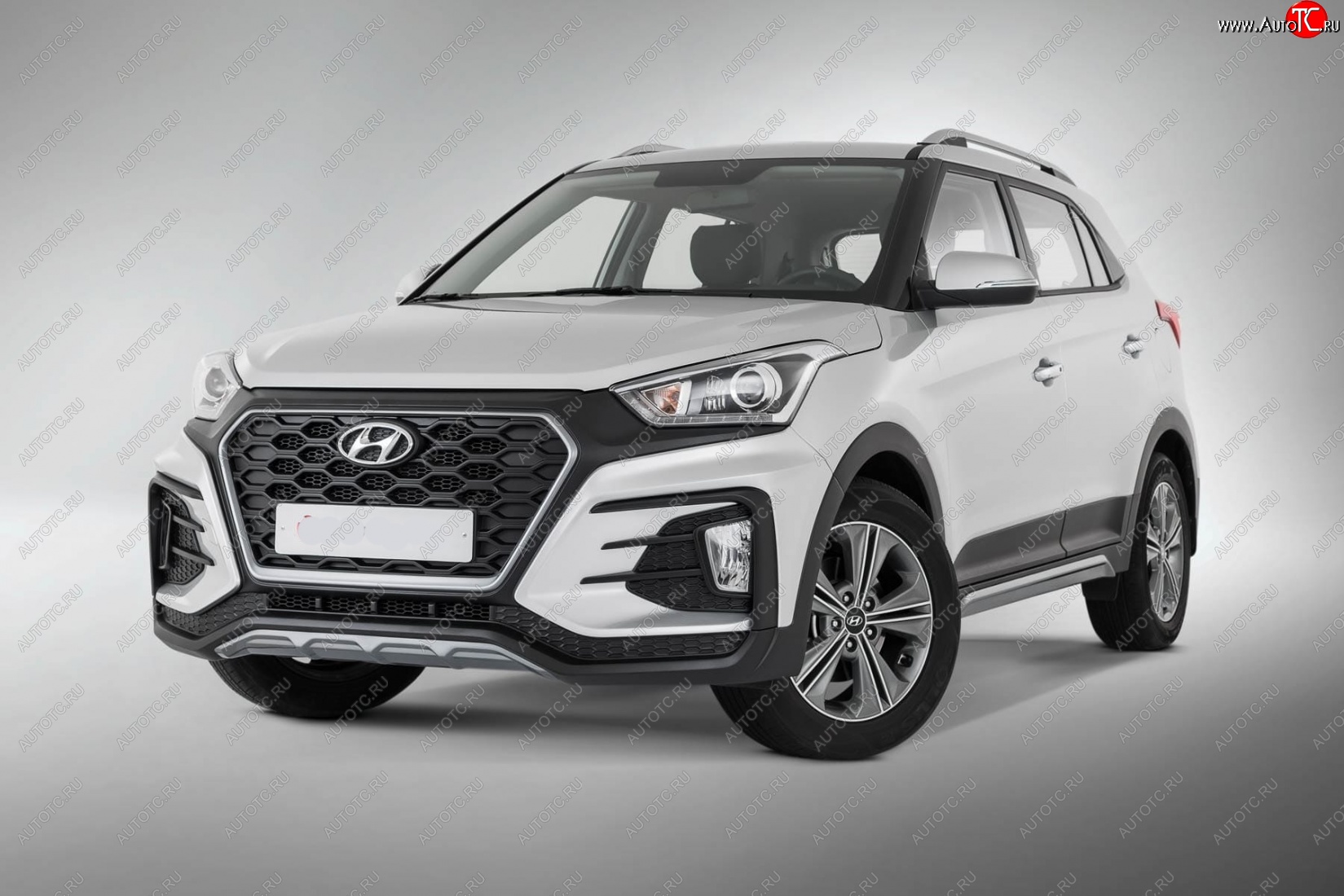 22 499 р. Передний бампер Xmug  Hyundai Creta  GS (2015-2021) дорестайлинг, рестайлинг (Неокрашенный)  с доставкой в г. Набережные‑Челны