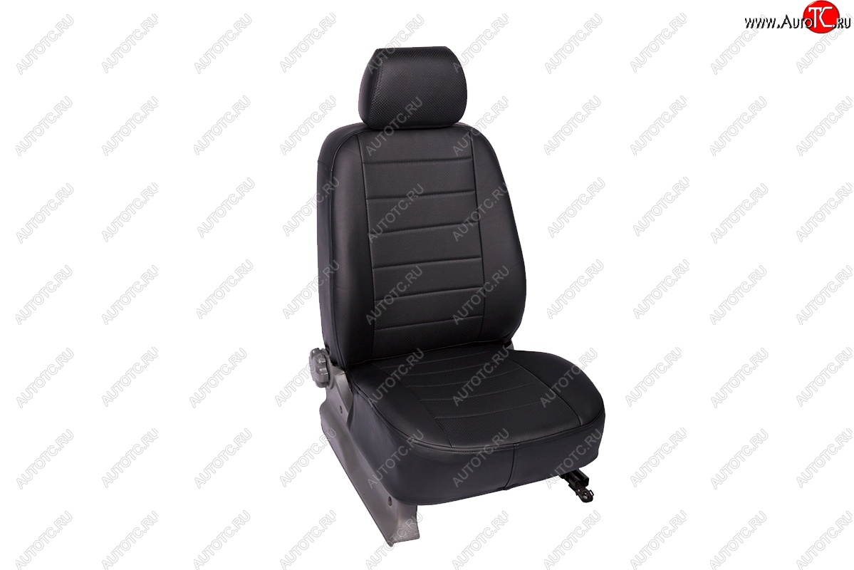 6 249 р. Чехлы для сидений SeiNtex (экокожа, 40/60)  Hyundai Elantra  HD (2006-2011) (черный)  с доставкой в г. Набережные‑Челны