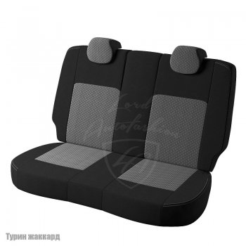 4 699 р. Чехлы для сидений Lord Autofashion Турин (жаккард) Hyundai Elantra HD (2006-2011) (Черный, вставка Люкс-94)  с доставкой в г. Набережные‑Челны. Увеличить фотографию 2