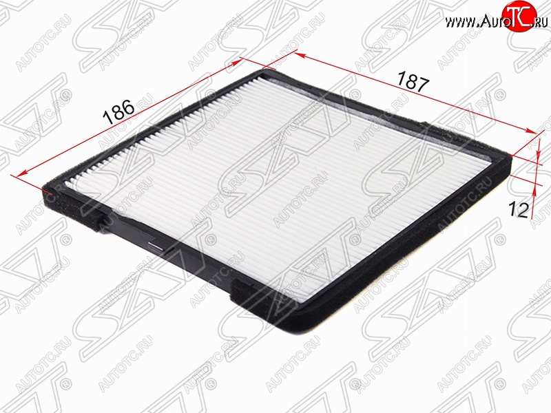 262 р. Фильтр салонный SAT (186х187х12 mm)  Hyundai i10  PA (2007-2013), KIA Picanto ( 1 SA хэтчбэк 5 дв.,  2 TA хэтчбэк 5 дв.,  2 TA хэтчбэк 3 дв.) (2003-2017)  с доставкой в г. Набережные‑Челны