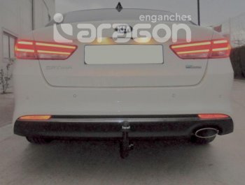 22 699 р. Фаркоп Aragon.(шар V) KIA Optima 4 JF дорестайлинг универсал (2015-2018)  с доставкой в г. Набережные‑Челны. Увеличить фотографию 2