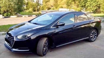 5 649 р. Юбка переднего бампера АВТОКРАТ Hyundai I40 1 VF рестайлинг седан (2015-2019) (Неокрашенная)  с доставкой в г. Набережные‑Челны. Увеличить фотографию 4