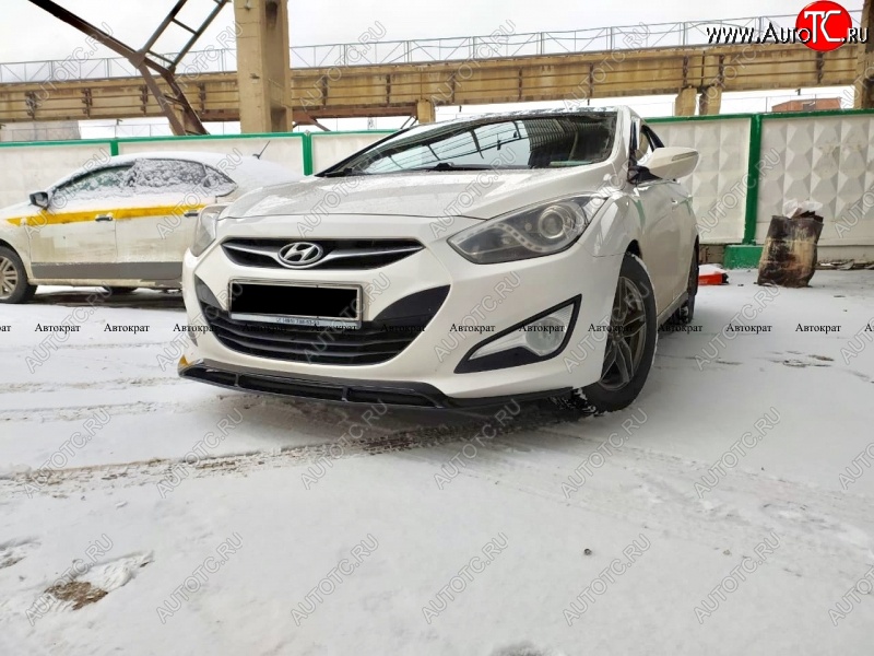 5 649 р. Юбка переднего бампера АВТОКРАТ Hyundai I40 1 VF рестайлинг седан (2015-2019) (Неокрашенная)  с доставкой в г. Набережные‑Челны