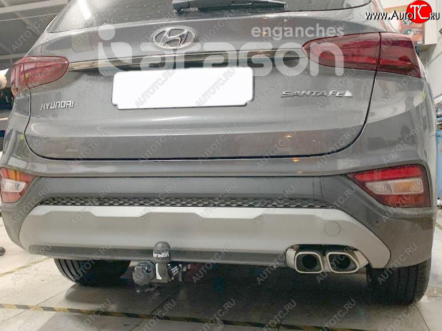 15 499 р. Фаркоп Aragon. (шар A) Hyundai Santa Fe TM дорестайлинг (2018-2021)  с доставкой в г. Набережные‑Челны