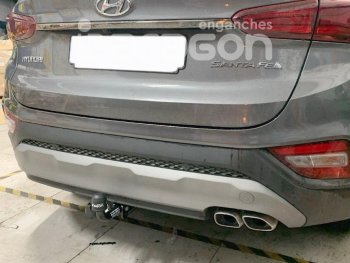 15 499 р. Фаркоп Aragon. (шар A) Hyundai Santa Fe TM дорестайлинг (2018-2021)  с доставкой в г. Набережные‑Челны. Увеличить фотографию 3