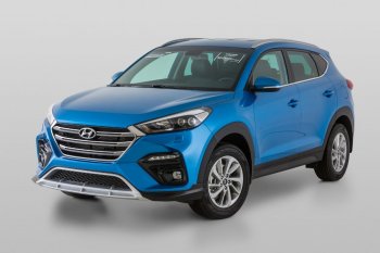 17 999 р. Передний бампер YT  Hyundai Tucson  TL (2015-2018) дорестайлинг (Неокрашенный)  с доставкой в г. Набережные‑Челны. Увеличить фотографию 3