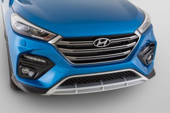 17 999 р. Передний бампер YT  Hyundai Tucson  TL (2015-2018) дорестайлинг (Неокрашенный)  с доставкой в г. Набережные‑Челны. Увеличить фотографию 5