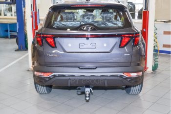 14 999 р. Фаркоп Petroil Tuning (съемный квадрат, сборка РФ) Hyundai Tucson NX4 (2020-2022)  с доставкой в г. Набережные‑Челны. Увеличить фотографию 3