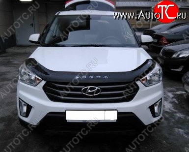 999 р. Дефлектор капота Russtal Hyundai Creta GS дорестайлинг (2015-2019)  с доставкой в г. Набережные‑Челны