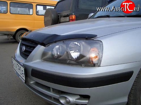 2 599 р. Дефлектор капота NovLine Hyundai Elantra XD седан дорестайлинг (2000-2003)  с доставкой в г. Набережные‑Челны