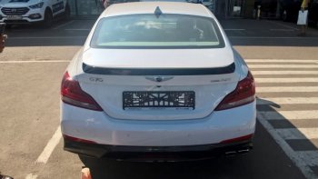 7 949 р. Спойлер на багажник АвтоКрат Hyundai Genesis DH седан рестайлинг (2014-2017) (Неокрашенный)  с доставкой в г. Набережные‑Челны. Увеличить фотографию 5