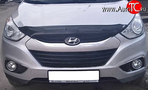 2 879 р. Дефлектор капота NovLine Hyundai IX35 LM дорестайлинг (2009-2013)  с доставкой в г. Набережные‑Челны