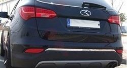 3 149 р. Накладка на нижнюю часть заднего стекла СТ Hyundai Santa Fe DM дорестайлинг (2012-2016)  с доставкой в г. Набережные‑Челны. Увеличить фотографию 3